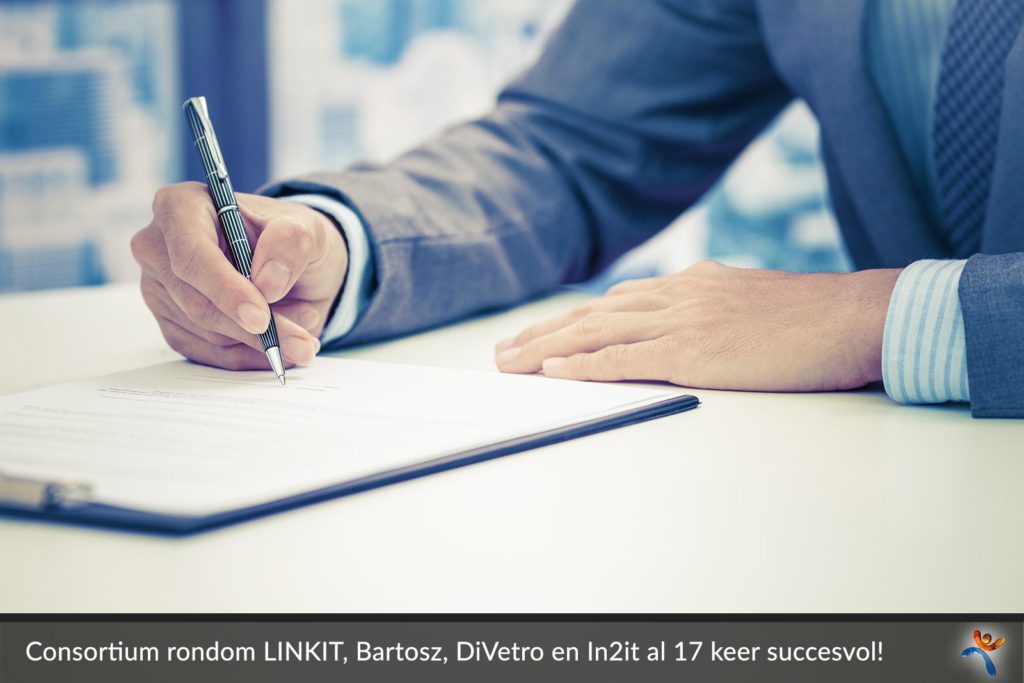 Specialistisch consortium rondom LINKIT, Bartosz, DiVetro en In2it al 17 keer succesvol - DiVetro
