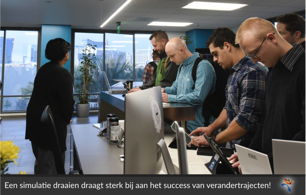 DiVetro heeft een succesvol format om met een groep ICT'ers te oefenen met nieuwe processen in de vorm van een simulatie. Transities lopen hierdoor soepeler